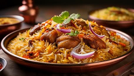 Chicken Biryani [2 pc chicken]