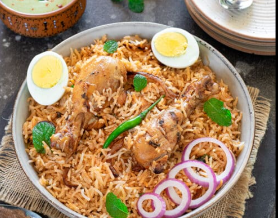 Special Chicken Biryani [4 pc chicken and 1 egg]